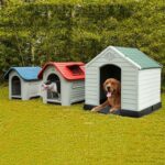 Waterproof Large Dog Houses Outdoor Dogs Kennels Four Seasons Universal Plastic Villa Rainproof Cats